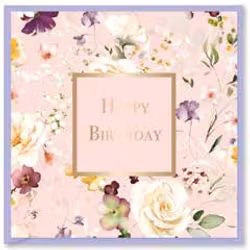 Kort `Happy Birthday`