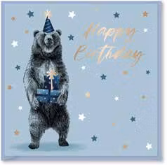 Kort `Happy Birthday`