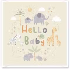 Kort `Hello Baby`