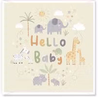 Kort `Hello Baby`
