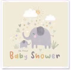 Kort `Baby Shower`