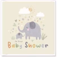 Kort `Baby Shower`
