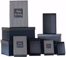 Herringbone Nested Boxes