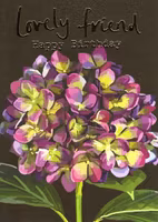 Kort Sarah Kelleher `Lovely Friends Happy Birthday`
