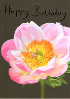 Kort Sarah Kelleher `Happy Birthday`