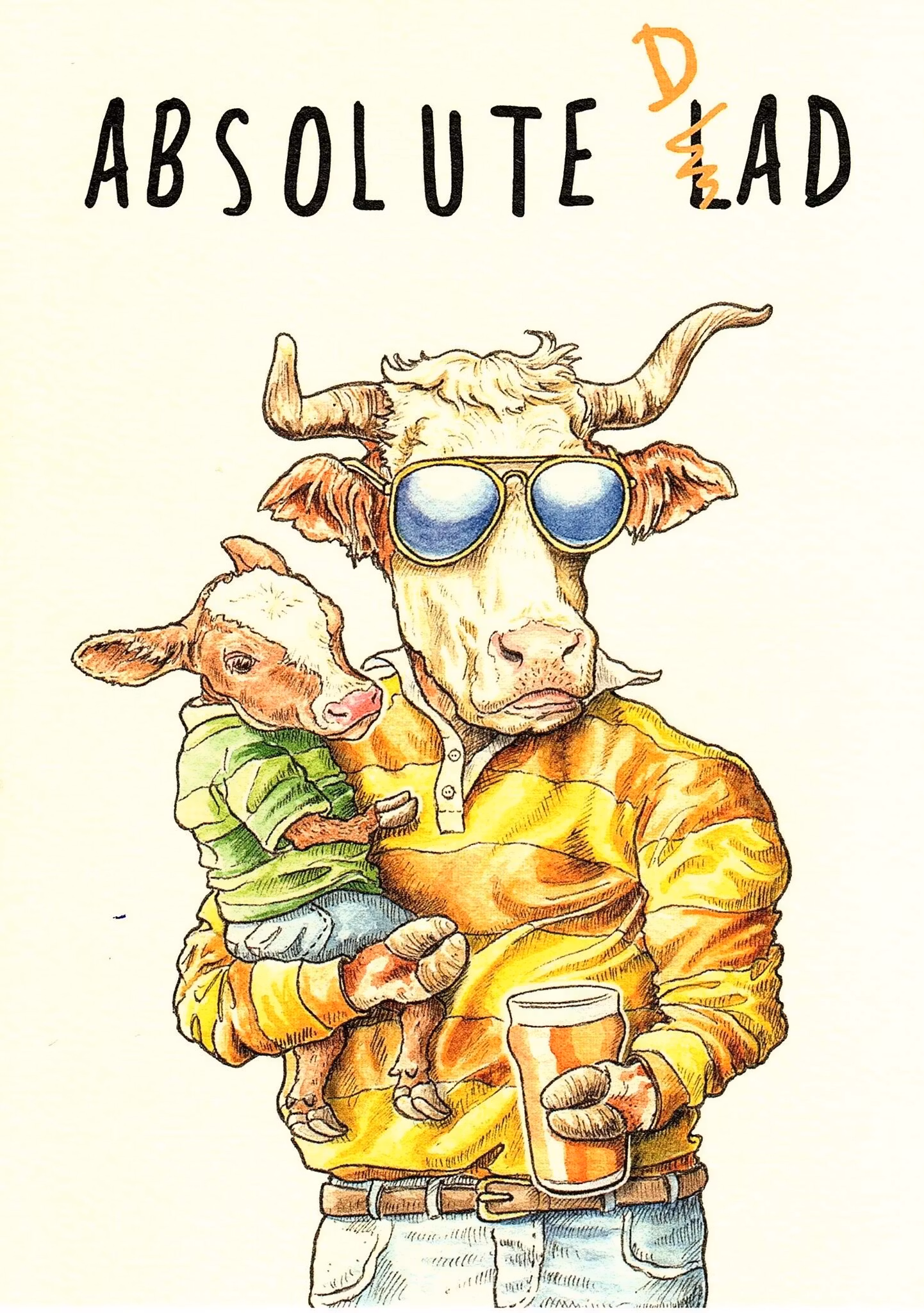 Kort Bewilderbeest `Absolute Dad`