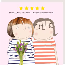 Card Five Star Friends