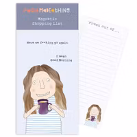 Magnetic Notepad Here We Go