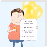 Card Boy Bucket List
