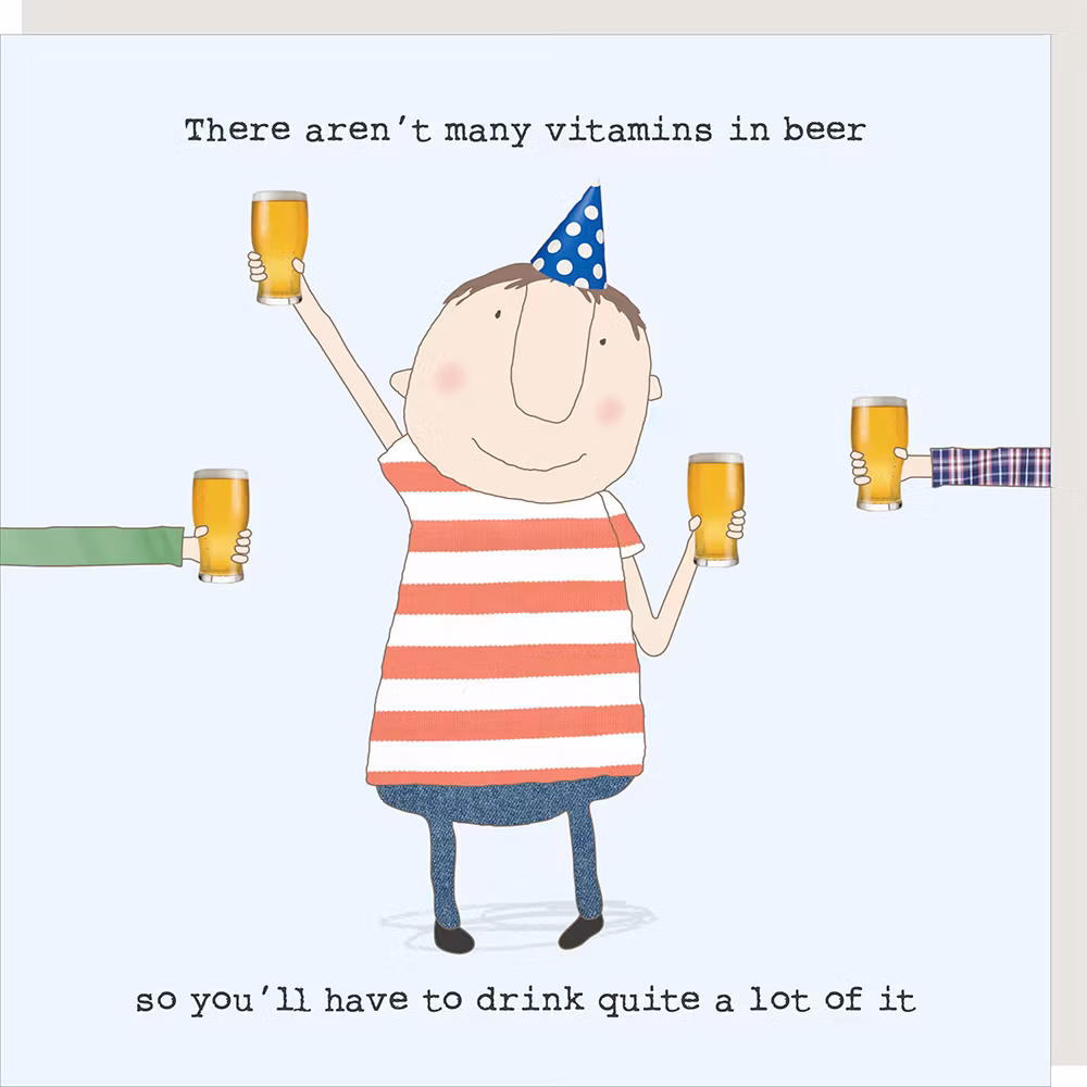 Card Beer Vitamins