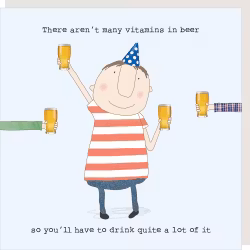 Card Beer Vitamins