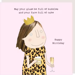Card Bubbles & Cake