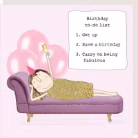 Card Bday to do