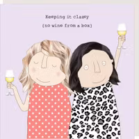 Card Keeping it Classy