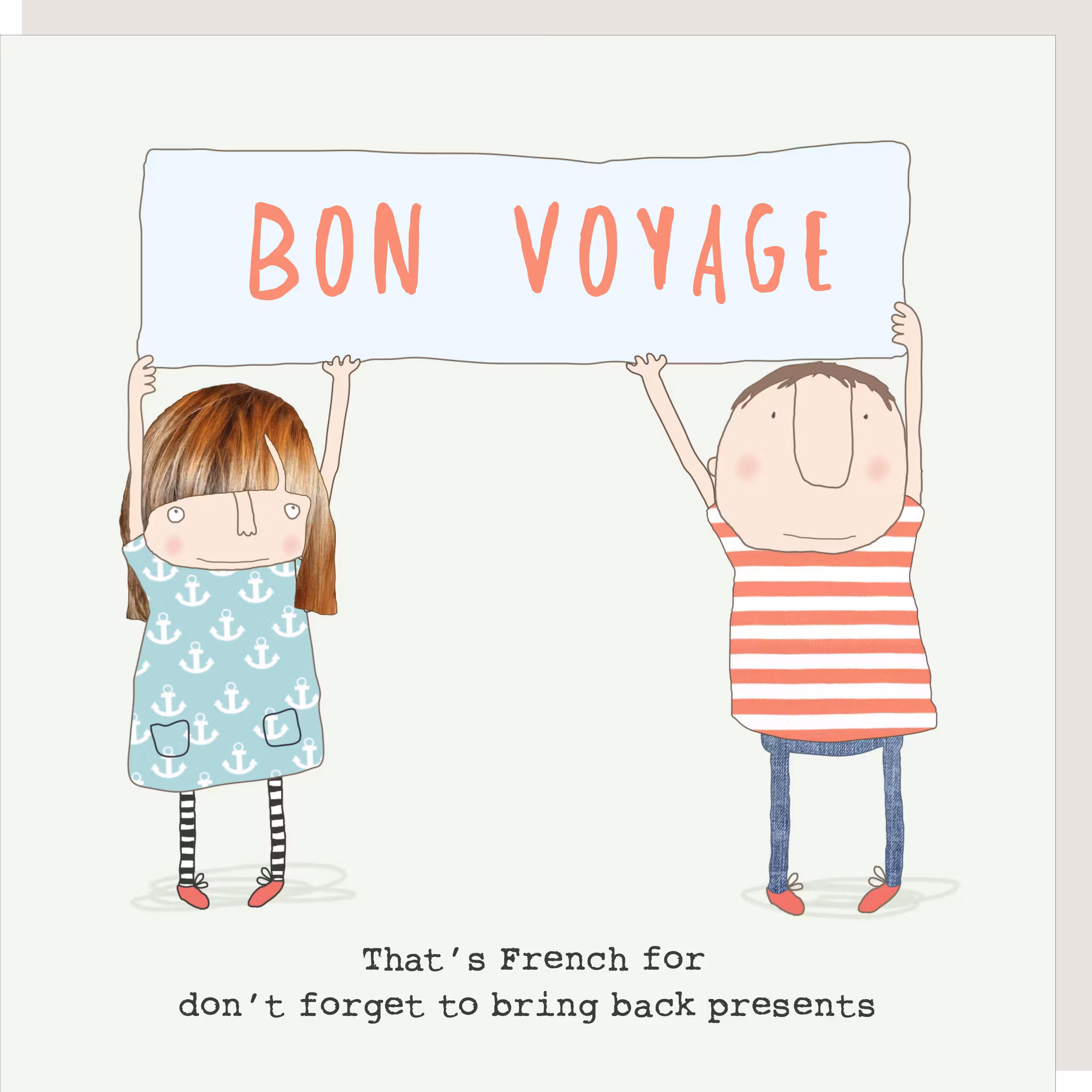 Card Bon Voyage Presents
