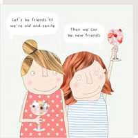 Card New Friends