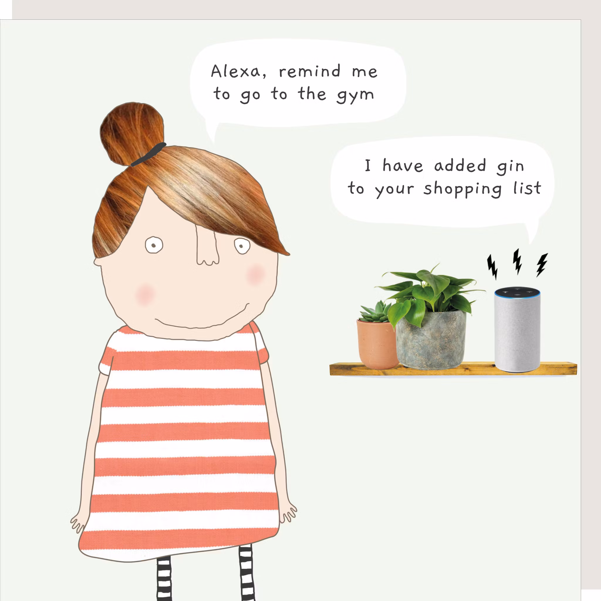 Card Alexa Gin