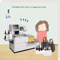 Card Bagging Area