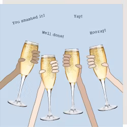 Card Well Done Cheers