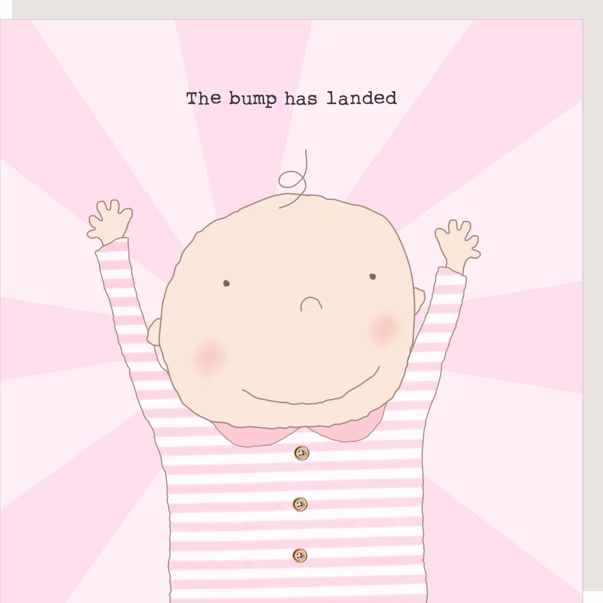 Card Girl Bump Landed