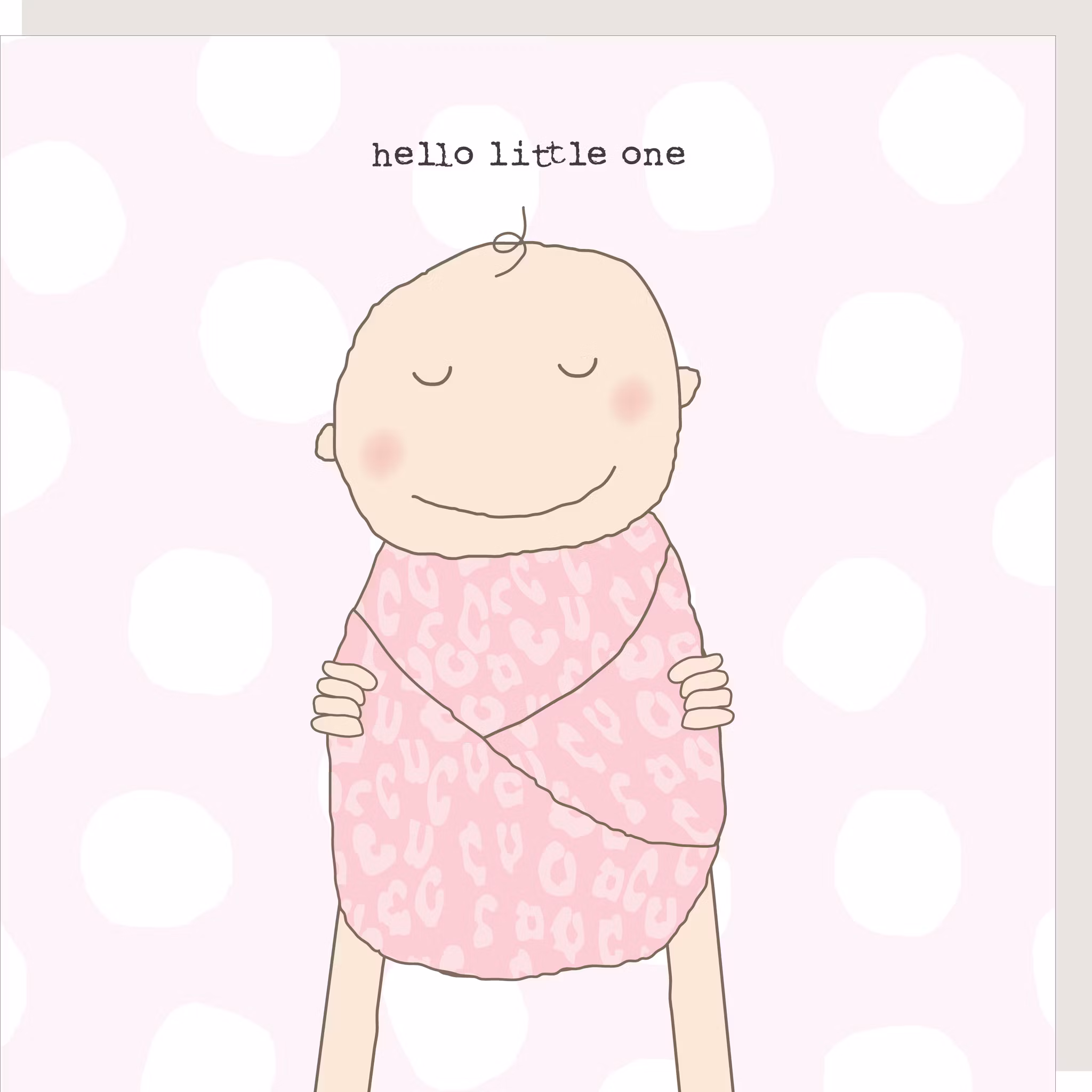 Card Hello Baby Girl