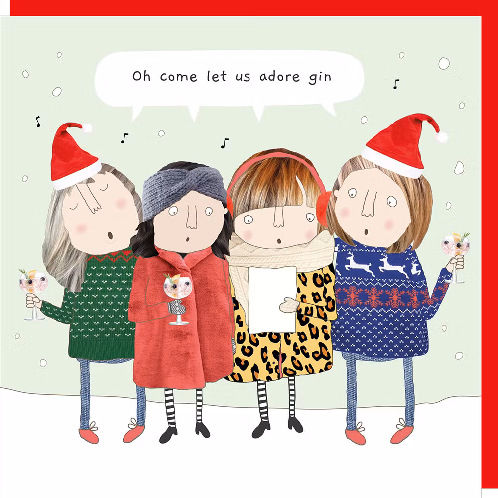 Card Xmas Adore Gin