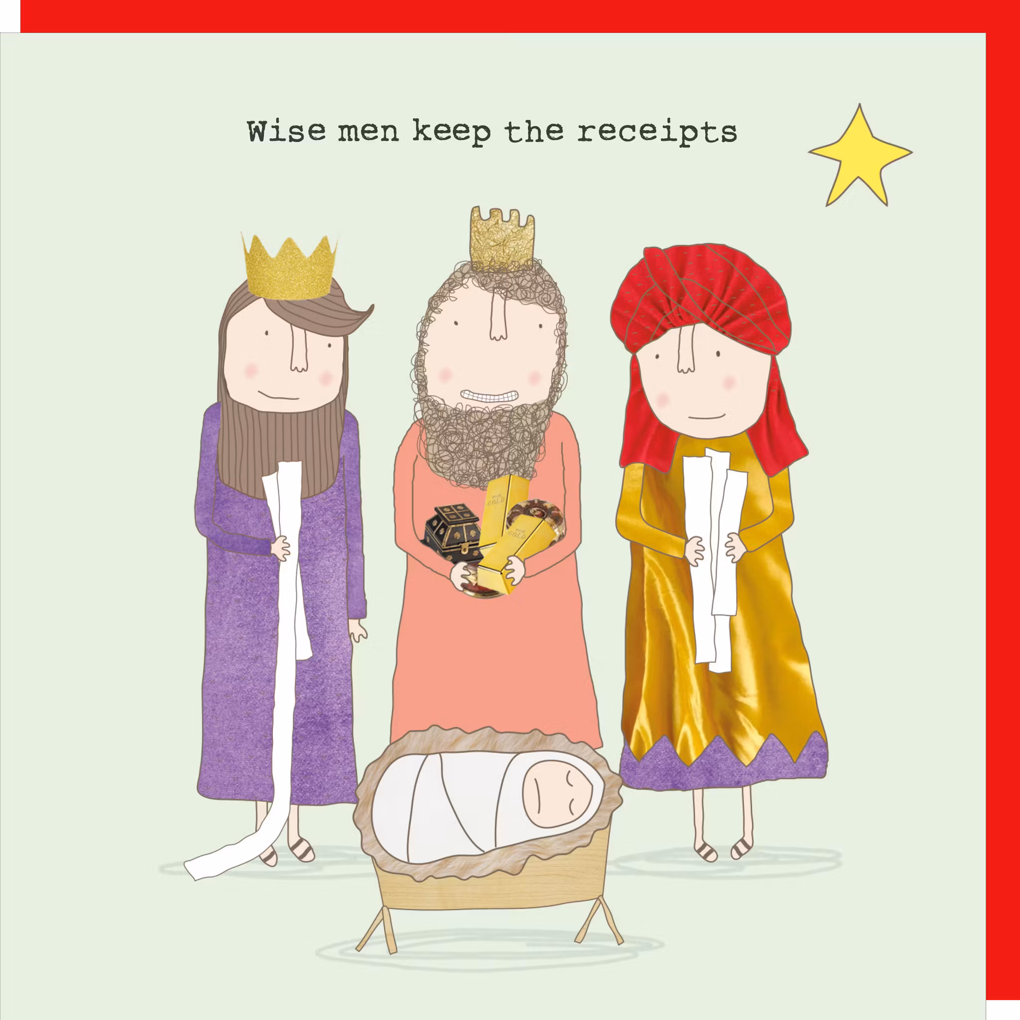 Card Xmas Wise Men Receipts
