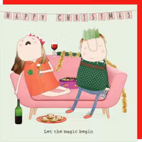 Card Xmas Magic Begin