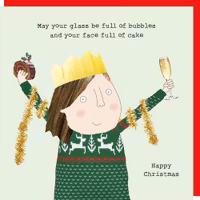 Card Xmas Glass Full