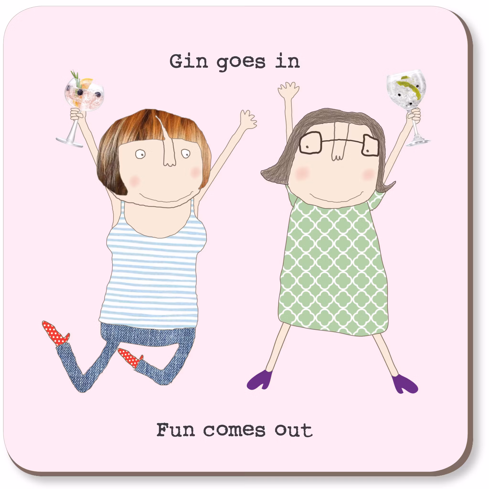 Coaster Gin Goes In