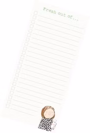Magnetic Notepad Potato Vodka