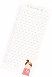 Magnetic Notepad Alexa Gin