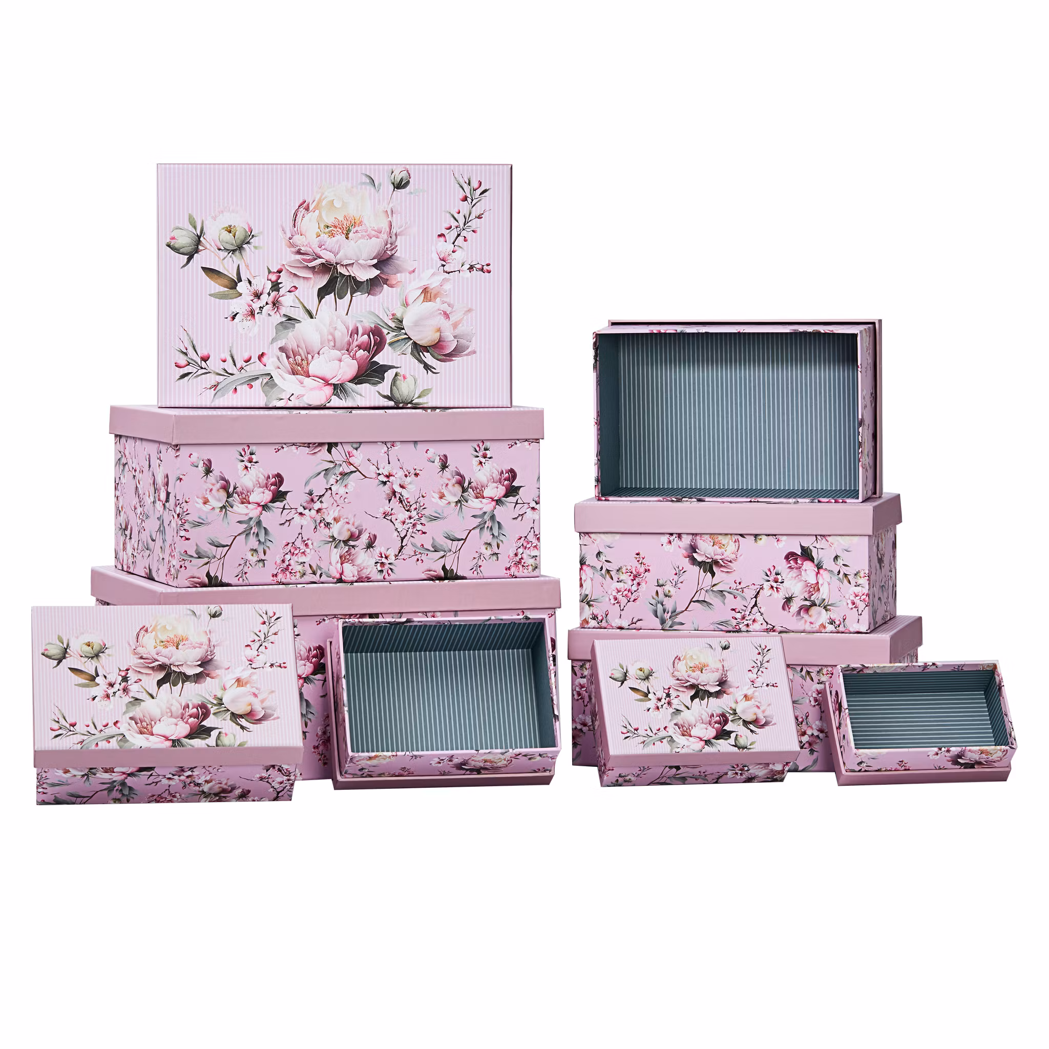 Harmony Pink Nested Boxes
