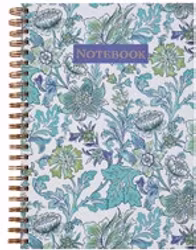 Fresh Blooms Notebook A4