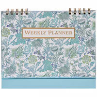 Fresh Blooms Weekly Desk Planner