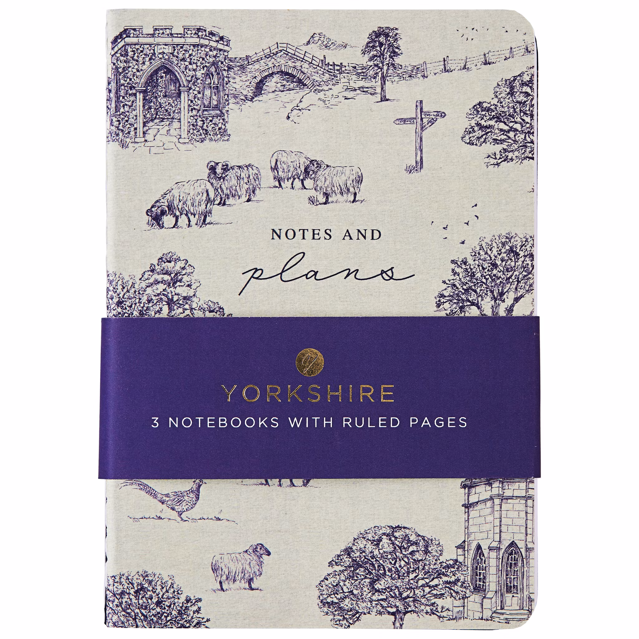 Yorkshire Notebook A6 3-pack