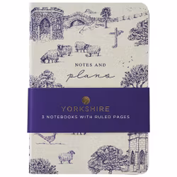 Yorkshire Notebook A6 3-pack