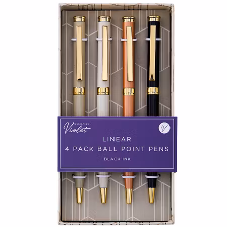 Linear Point Pen 4-pack
