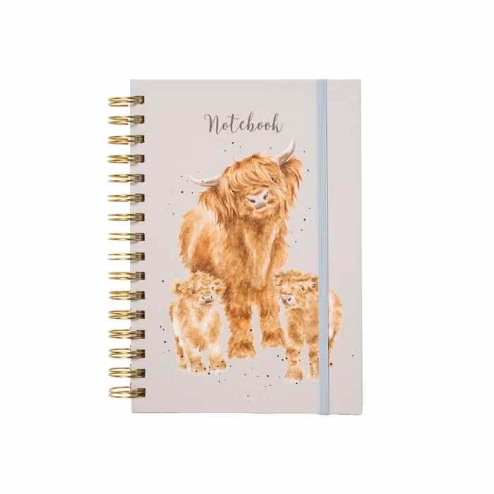 A5 Notebook `Highland Cow`
