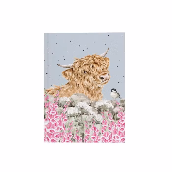 Notebook A6 Highland Cow
