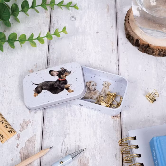 Mini Gift Tin Dog