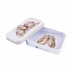 Mini Gift Tin Owl