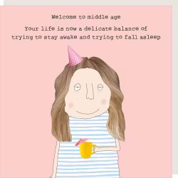 Card Middle Age