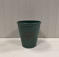Green Round Love Heart Tree Planter