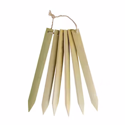 6 Bamboo Plant Markers