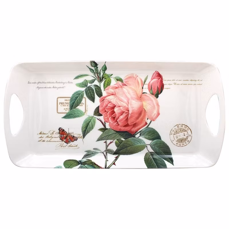 Redoute Rose Tray M