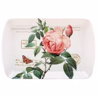 Redoute Rose Tray S