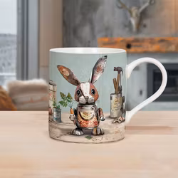 Scrap Rabbit Mug