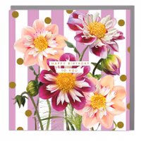 Card Dahlia Beach Happy Birthday To You