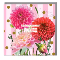 Card Dahlia Beach Wishing You the HBD